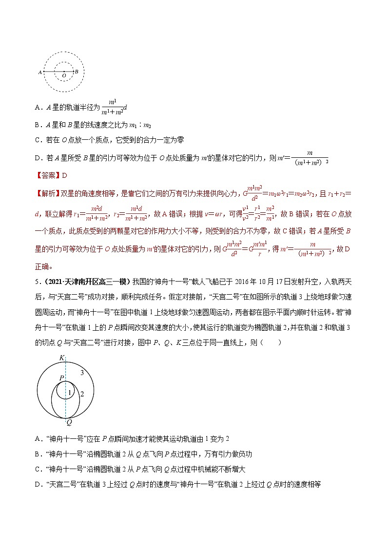专题5.2 宇宙航行及天体运动四类热点问题—【练】解析版第3页