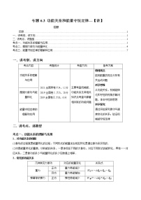 专题6.3 功能关系和能量守恒定律【讲】-2023年高考物理二轮复习讲练测