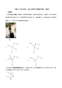 专题2.3 受力分析、共点力作用下物体的平衡【练】-2023年高考物理二轮复习讲练测