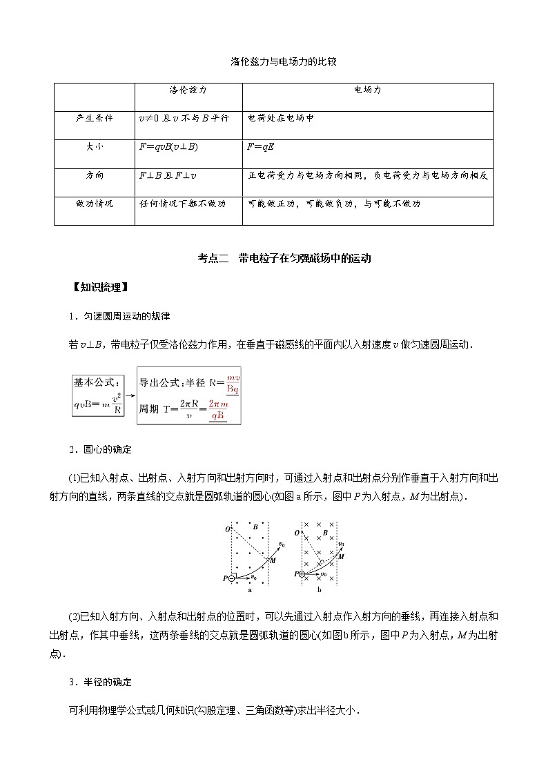 第2节　磁场对运动电荷的作用（解析版）第3页