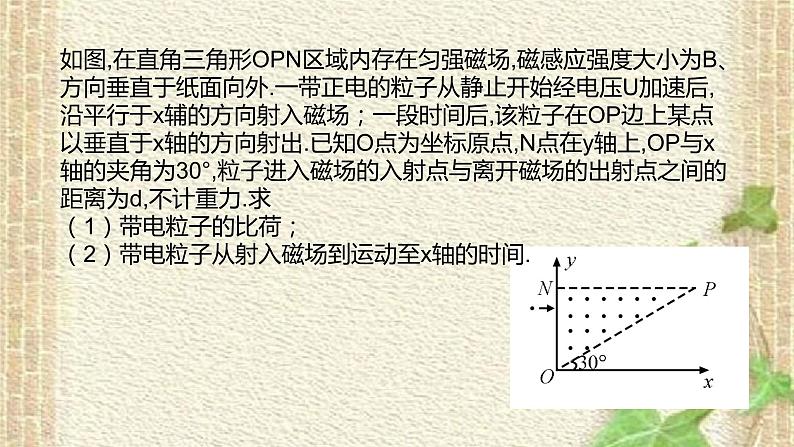 2022-2023年高考物理一轮复习 带电粒子在有界磁场中的运动轨迹五种方法制图后最新课件第2页