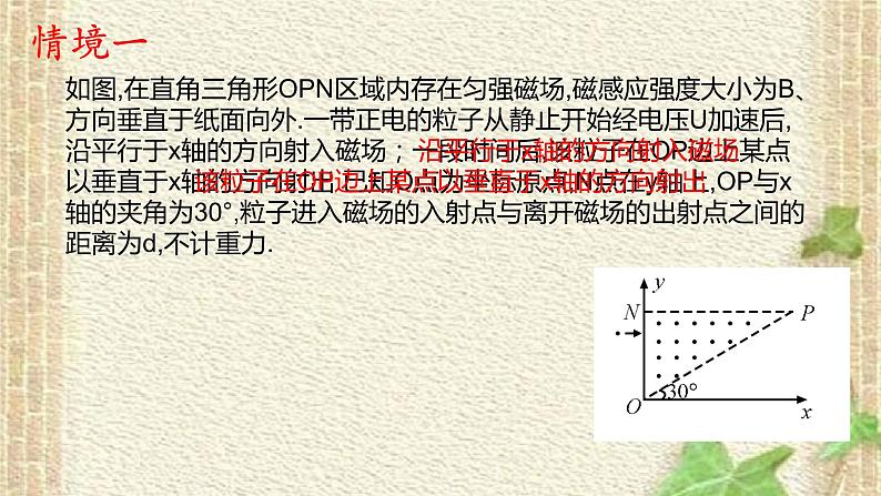 2022-2023年高考物理一轮复习 带电粒子在有界磁场中的运动轨迹五种方法制图后最新课件第6页