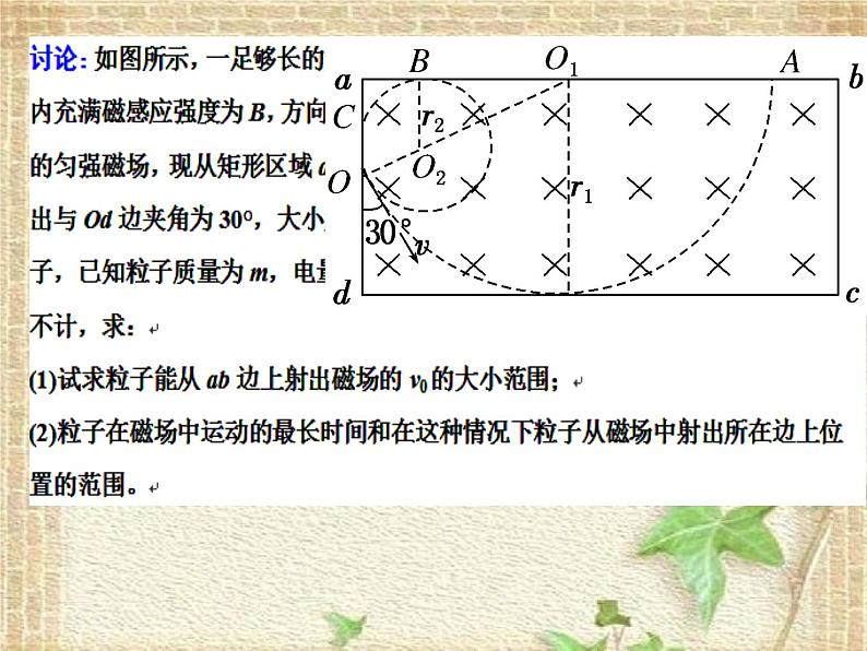 2022-2023年高考物理一轮复习 带电粒子在有界磁场中的运动课件第5页