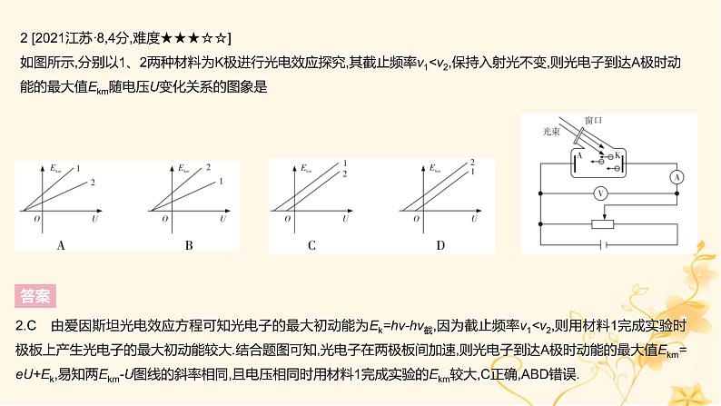 高考物理二轮复习精练专题十六原子物理课件04