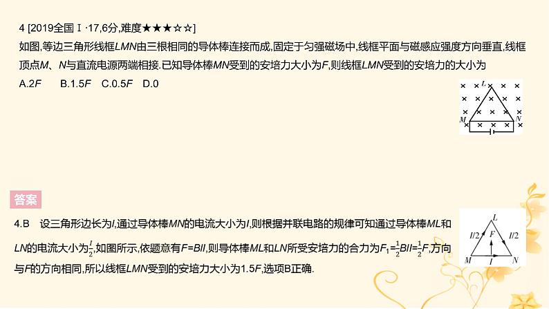 高考物理二轮复习精练专题十磁场课件第6页