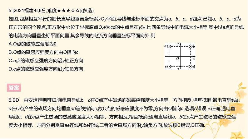 高考物理二轮复习精练专题十磁场课件第7页