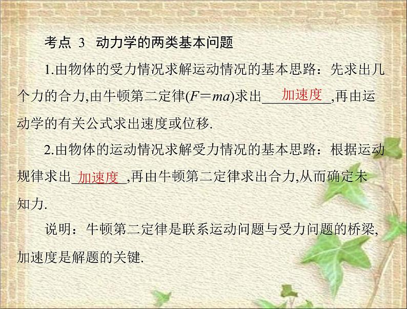 2022-2023年高考物理一轮复习 牛顿第二定律课件第4页