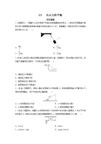 人教版 (2019)必修 第一册5 共点力的平衡优秀测试题