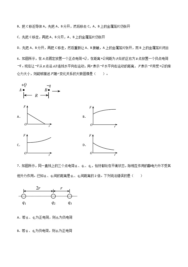 第九章 静电场及其应用B卷-2022-2023学年高二物理单元精编必做卷（人教版2019必修第三册）03