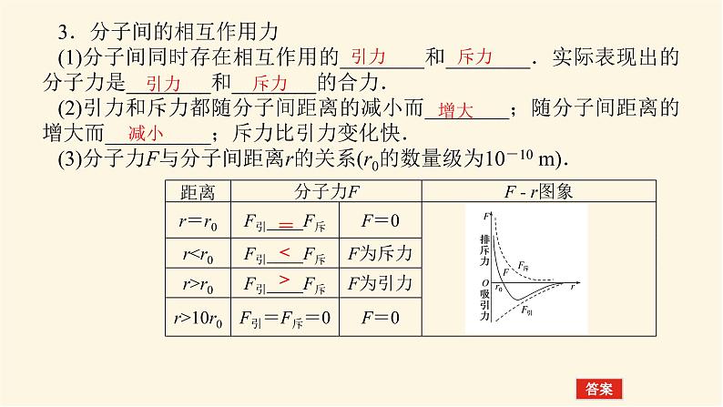 统考版高中物理一轮复习13.1第1讲分子动理论内能课件第7页