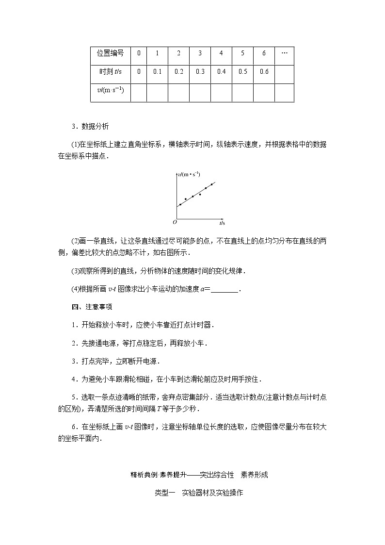 新人教版高中物理必修第一册第二章匀变速直线运动的研究导学案+课件03