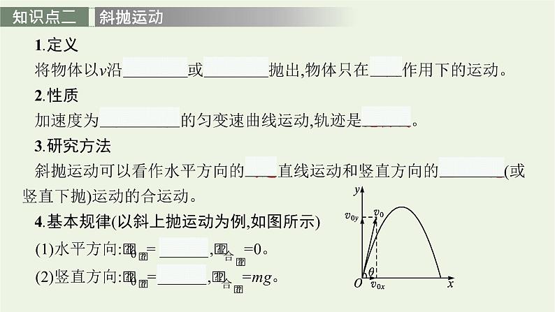 人教版高考物理一轮复习第4章第2讲抛体运动PPT课件第8页