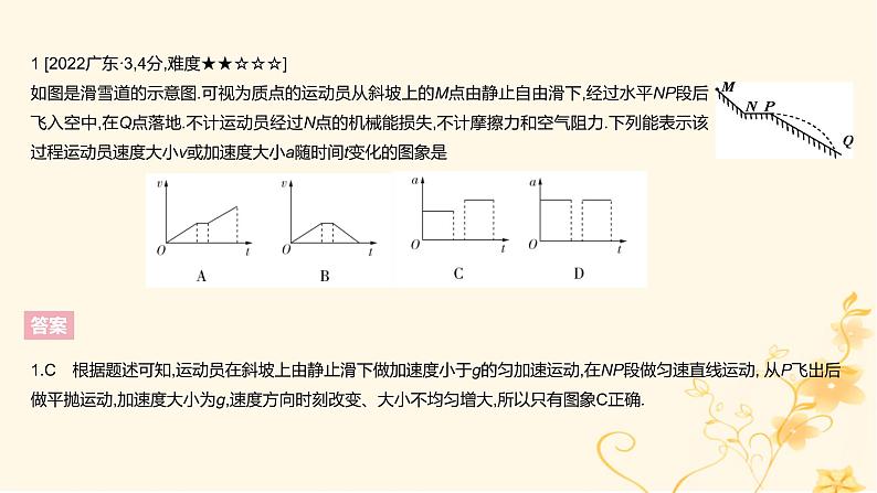 高考物理二轮复习精练专题四曲线运动课件03