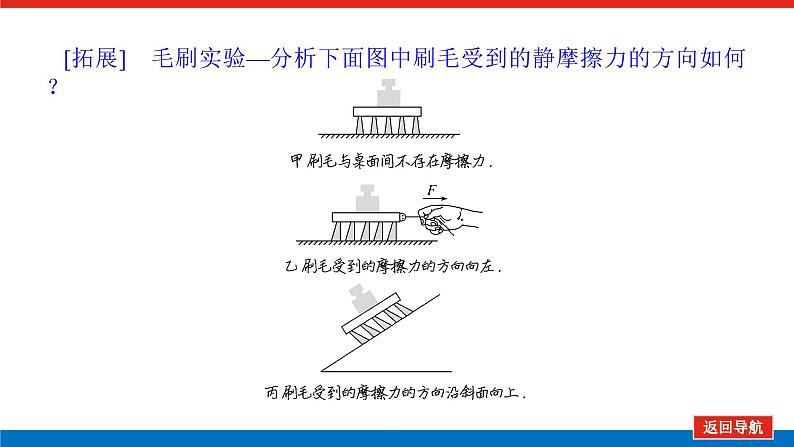 教科版高中物理必修第一册第三章相互作用导学案+课件07