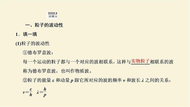 新人教版高中物理选择性必修第三册第四章原子结构和波粒二项性第5节粒子的波动性和量子力学的建立课件02