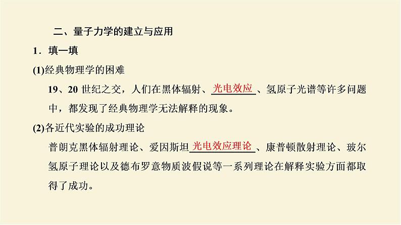 新人教版高中物理选择性必修第三册第四章原子结构和波粒二项性第5节粒子的波动性和量子力学的建立课件第5页