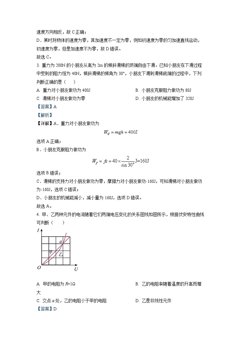 2022-2023学年山东省日照市高二上学期8月校际联考物理试题（解析版）第2页