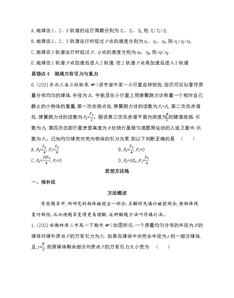 第七章 万有引力与宇宙航行本章复习提升第3页