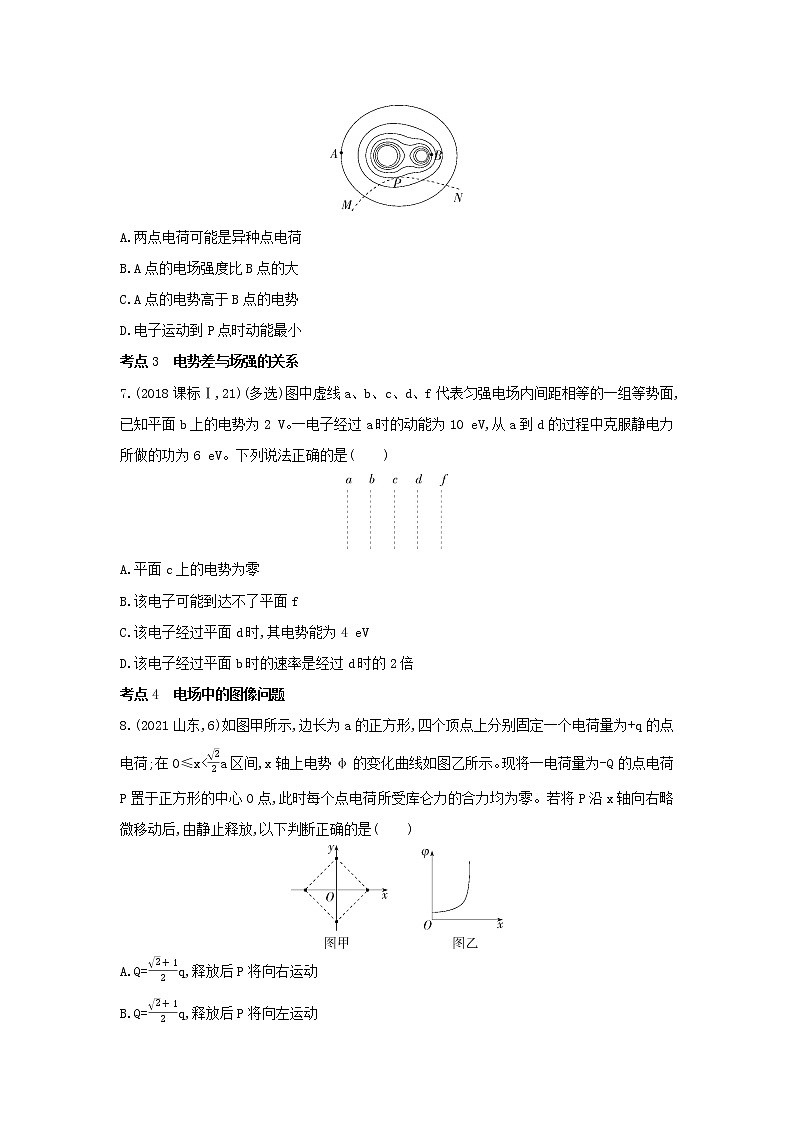第十章 静电场中的能量综合拔高练  习题及解析（可编辑Word）第3页