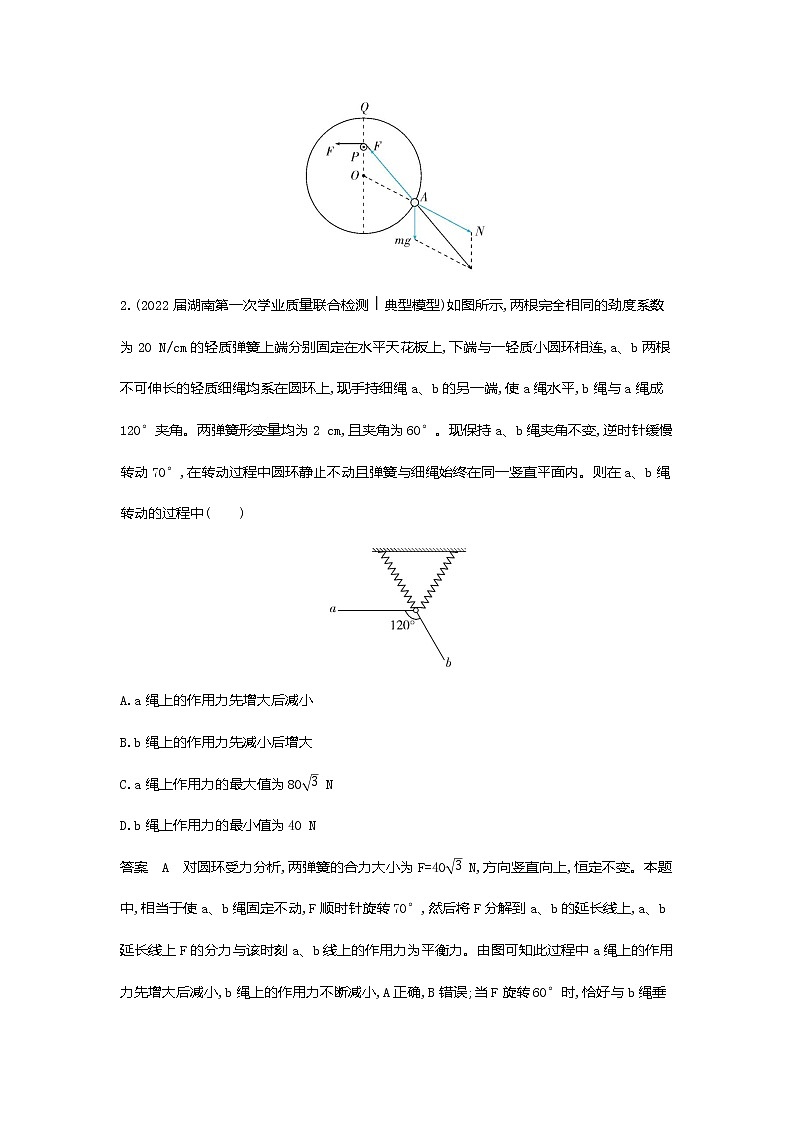 高考专题二相互作用应用创新题组第2页