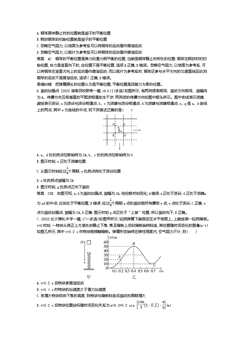 高考_专题十五 机械振动与机械波（资料包word版）03