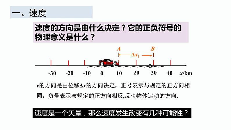 1.3 速度 课件2022-2023学年高一物理人教版（2019）必修第一册06