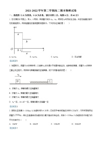 2022邯郸大名县一中高二下学期期末考试物理试题含答案