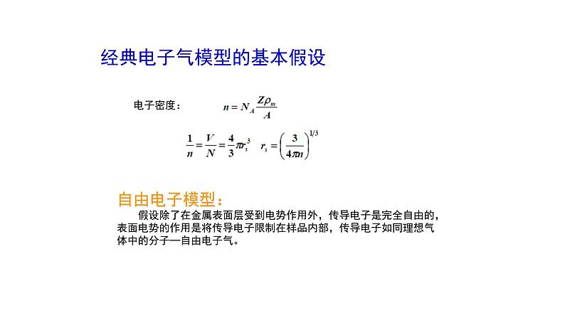 2021-2022学年高二物理竞赛课件：金属电子理论第3页