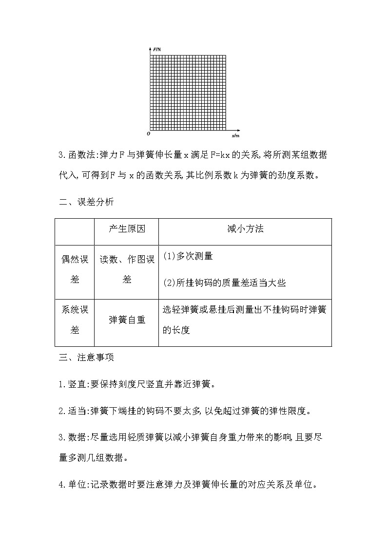 教科版高中物理必修第一册第三章相互作用课时学案02