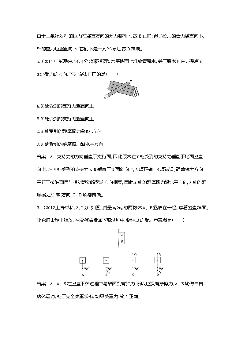 专题二相互作用10年高考真题03