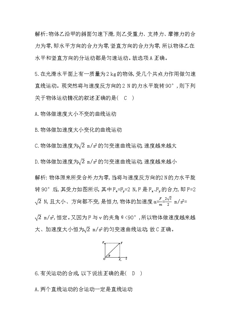 2　运动的合成与分解第3页