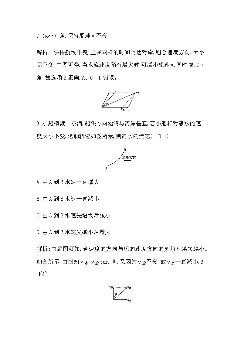 专题探究1　曲线运动的典型问题第2页