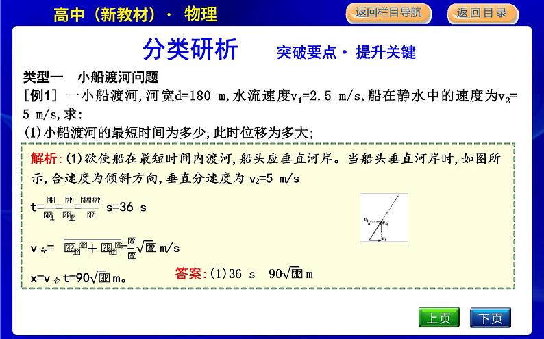 教科版高中物理必修第二册第一章抛体运动课时PPT课件03