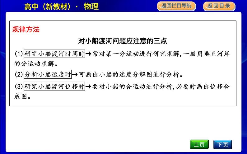 教科版高中物理必修第二册第一章抛体运动课时PPT课件05