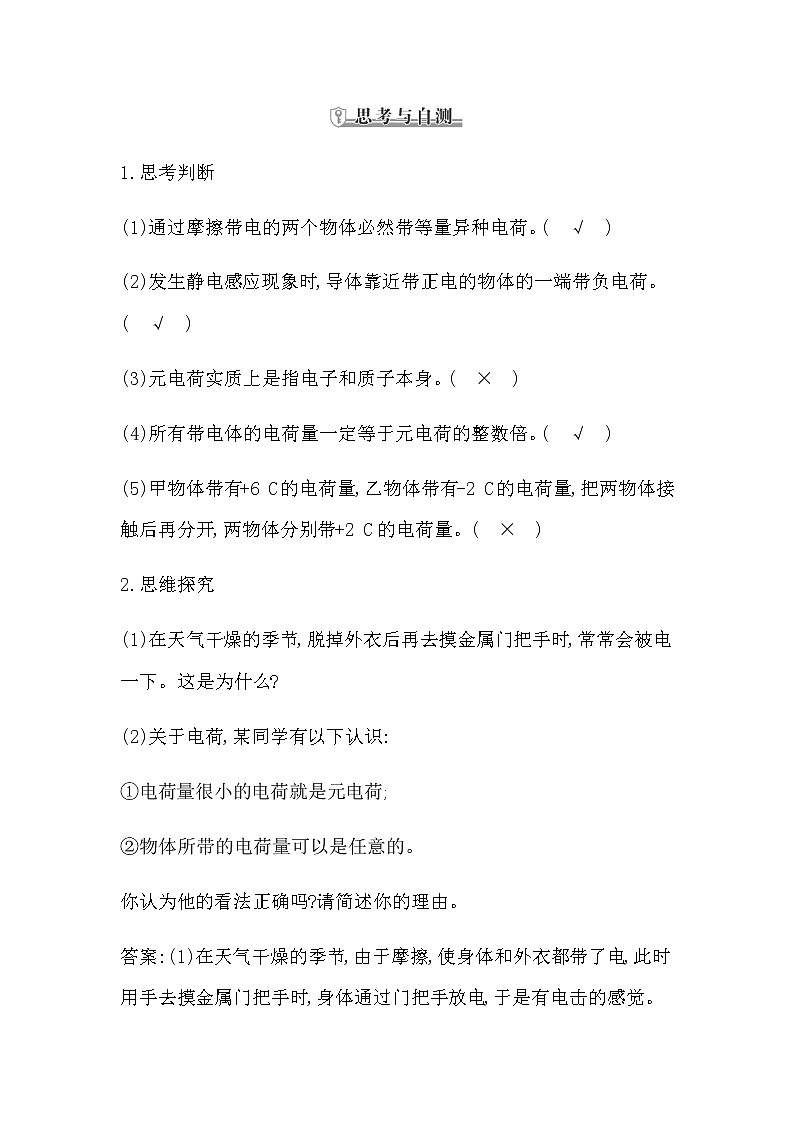 1　电荷　电荷守恒定律第3页