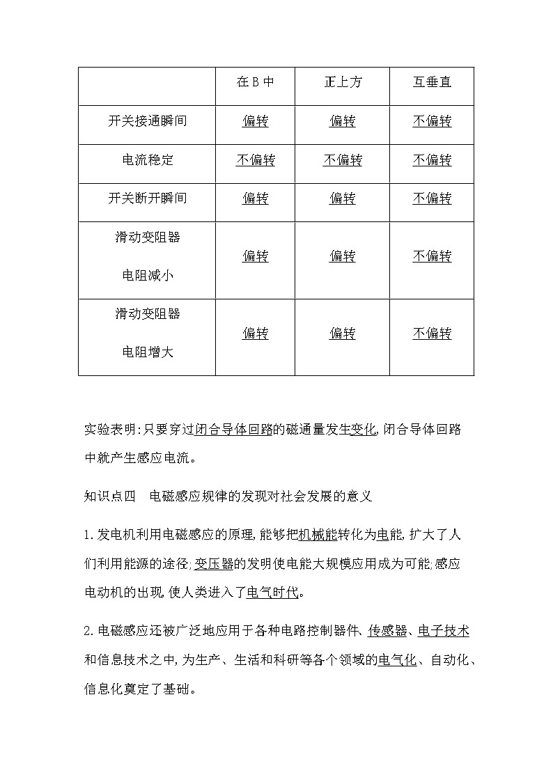 教科版高中物理必修第三册第三章电磁场与电磁波初步课时学案03