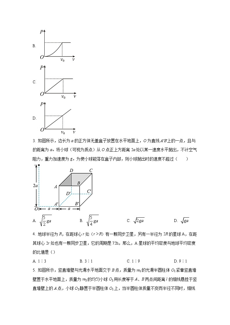 重庆市第一中学2023届高三上学期9月月考物理试题（Word版附答案）第2页