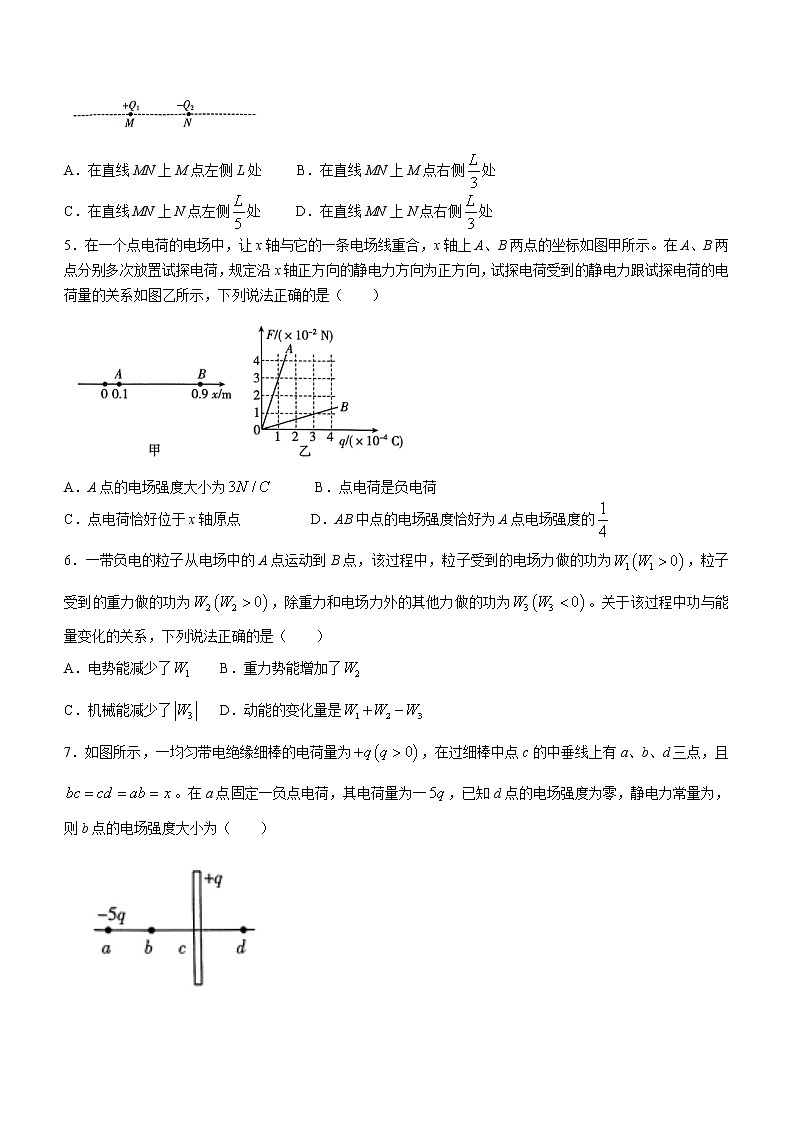 河南省创新联盟2022-2023学年高二上学期第一次联考物理试题（A卷）（含答案）第2页