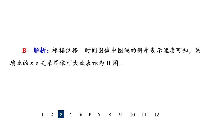 鲁科版高考物理一轮总复习专题提分训练1运动学图像追及相遇问题课件07