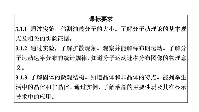 鲁科版高考物理一轮总复习第15章第1讲分子动理论教学课件第2页