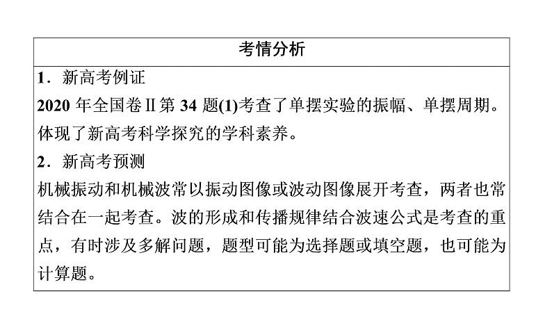 鲁科版高考物理一轮总复习第10章第1讲简谐运动及其描述教学课件04