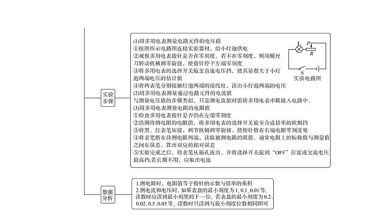 鲁科版高考物理一轮总复习第8章实验12用多用电表测量电学量教学课件04