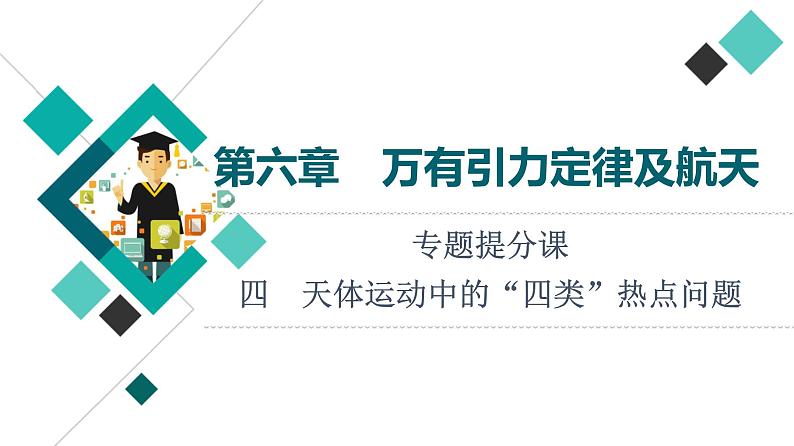 鲁科版高考物理一轮总复习第6章专题提分课4天体运动中的“四类”热点问题教学课件第1页