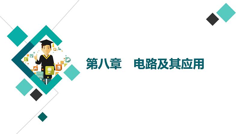 人教版高考物理一轮总复习第8章第1讲电流、导体的电阻、电功和电功率课件第1页