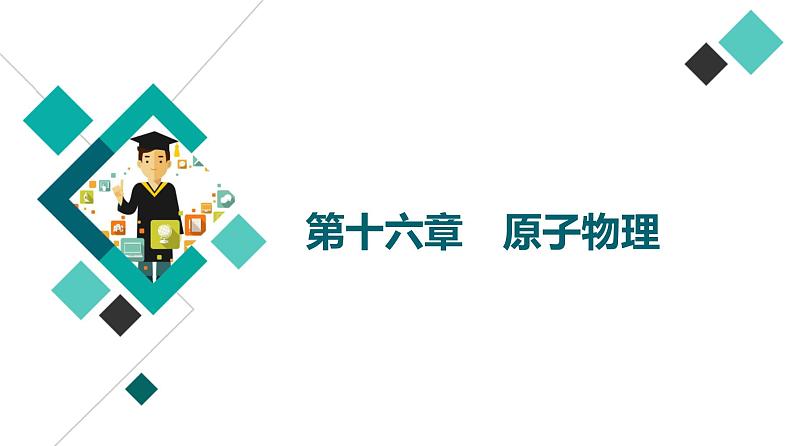 人教版高考物理一轮总复习第16章第1讲原子结构和波粒二象性课件第1页