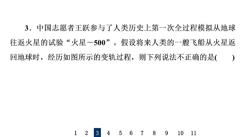 人教版高考物理一轮总复习专题提分训练4天体运动中的“四类”热点问题习题课件第7页