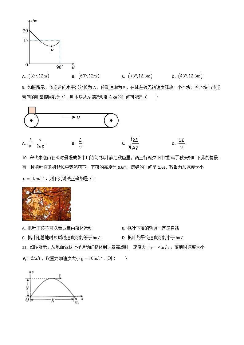 2023河南省豫南名校高三上学期9月质量检测试题物理含答案第3页