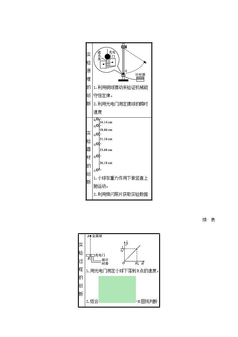 高考物理一轮复习第5章机械能实验7验证机械能守恒定律学案第3页