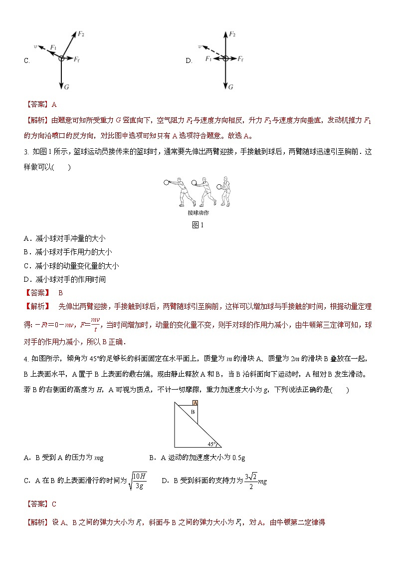 江苏省2022-2023学年高三第一学期期中教学情况测试人教版物理模拟试题B(解析版)02