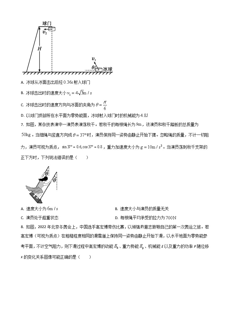 2023成都蓉城名校联盟高二上学期入学联考物理试题含答案03